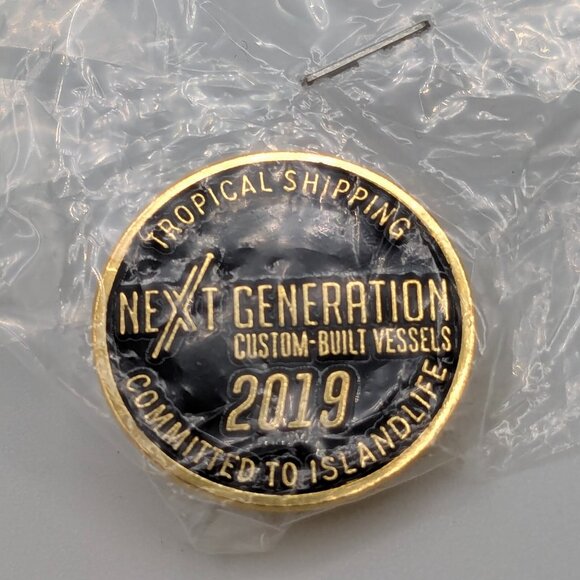 Tropical Shipping Next Generation Custom-Built Vessels 2019 Lapel Pin - Picture 1 of 4